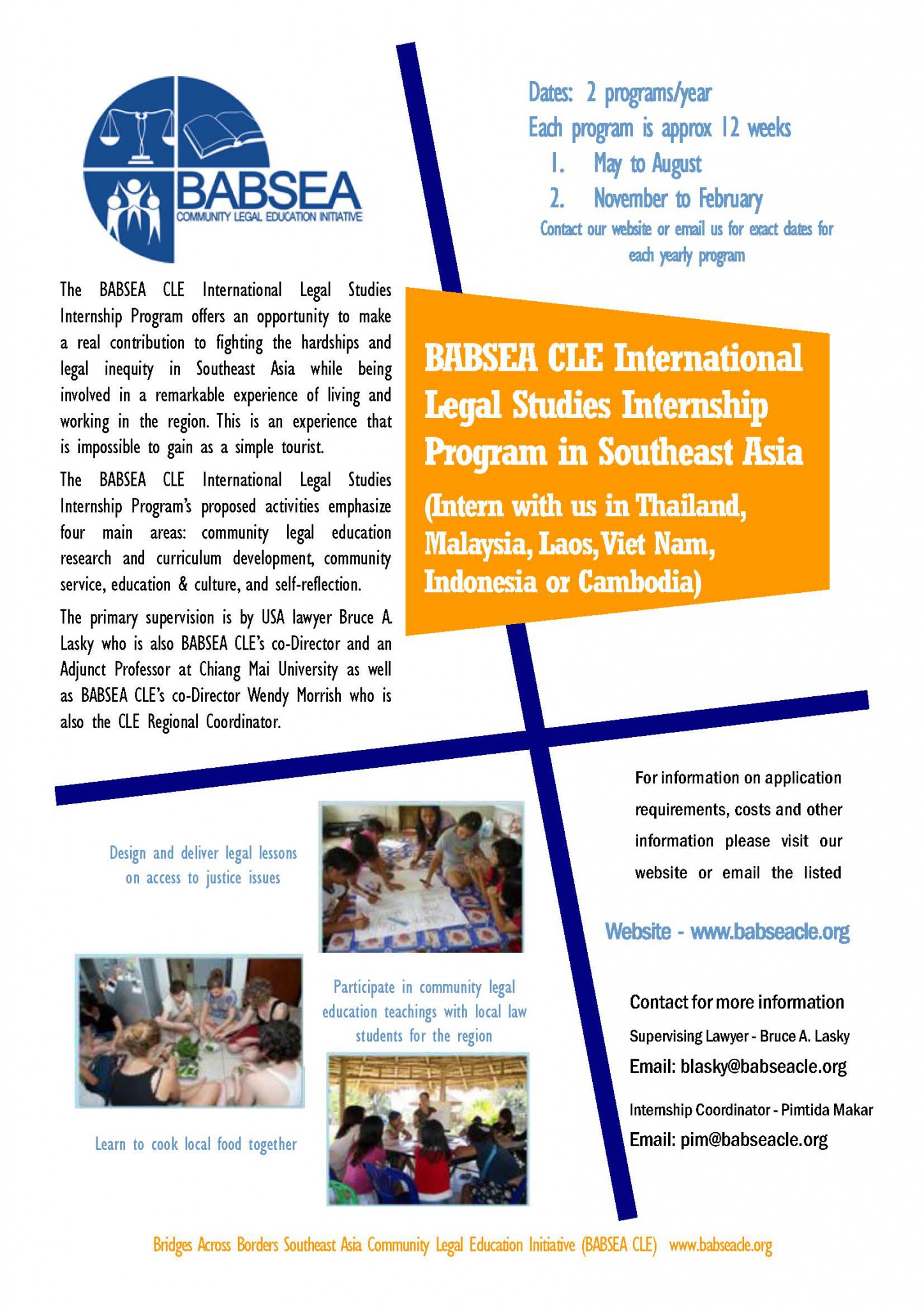 BABSEA CLE Legal Studies International Externship Flyer