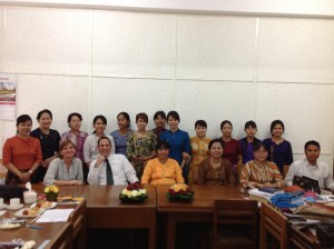 Meeting with the Yangon University Law Department Team_Bruce