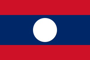 Lao P.D.R. Flag