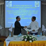 MOU signing between Yadanabon University and BABSEA CLE_04-07-14