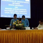 09. MOU signing between Dagon University Myanmar and BABSE CLE_29-08-2014