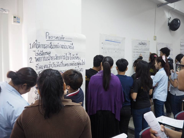 Workshop Weekend in Phayao Prepares Students for the Courtroom