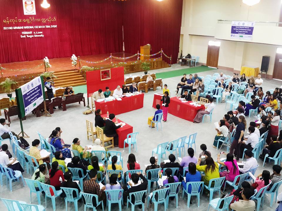 Taking A Leading Role in Myanmar CLE Mock Trial Event