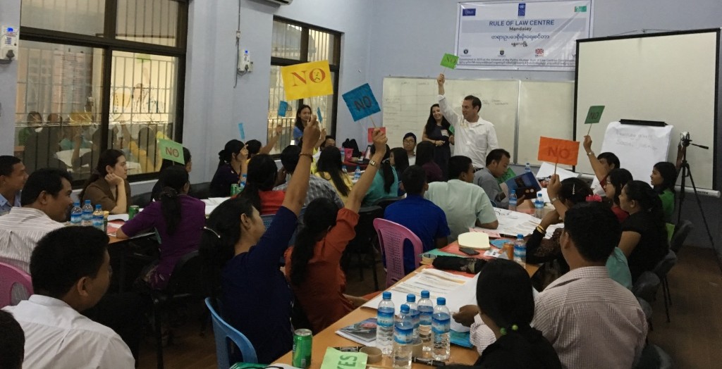 Myanmar Supervision and Report Writing Workshop