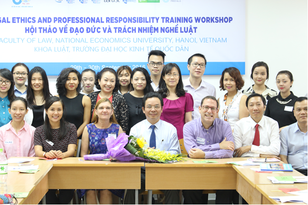 The National Economic University (Vietnam) hosts a Legal Ethics and Professional Responsibility Workshop