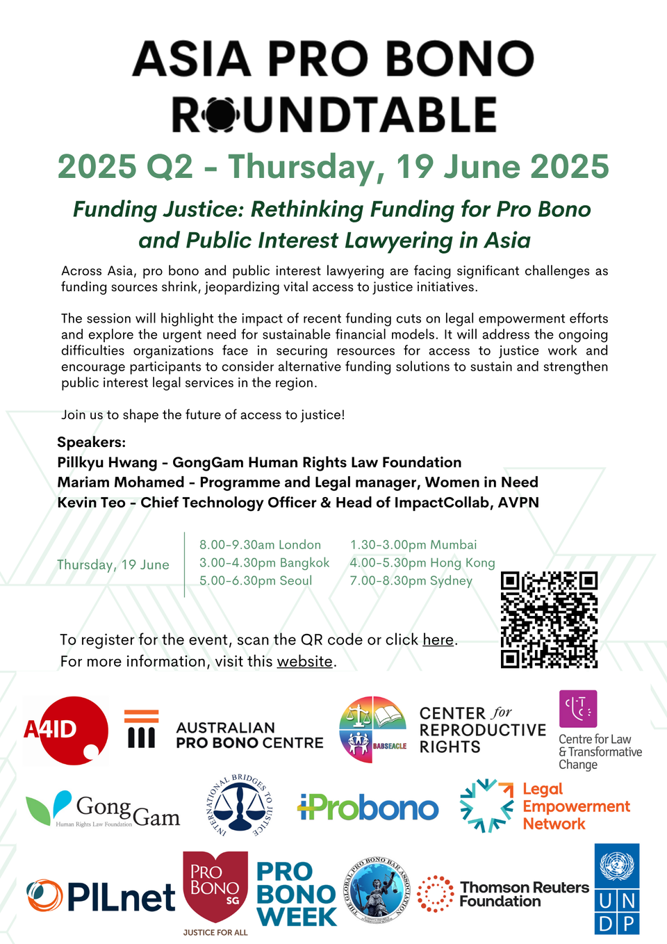 Q2 Asia Pro Bono Roundtable
