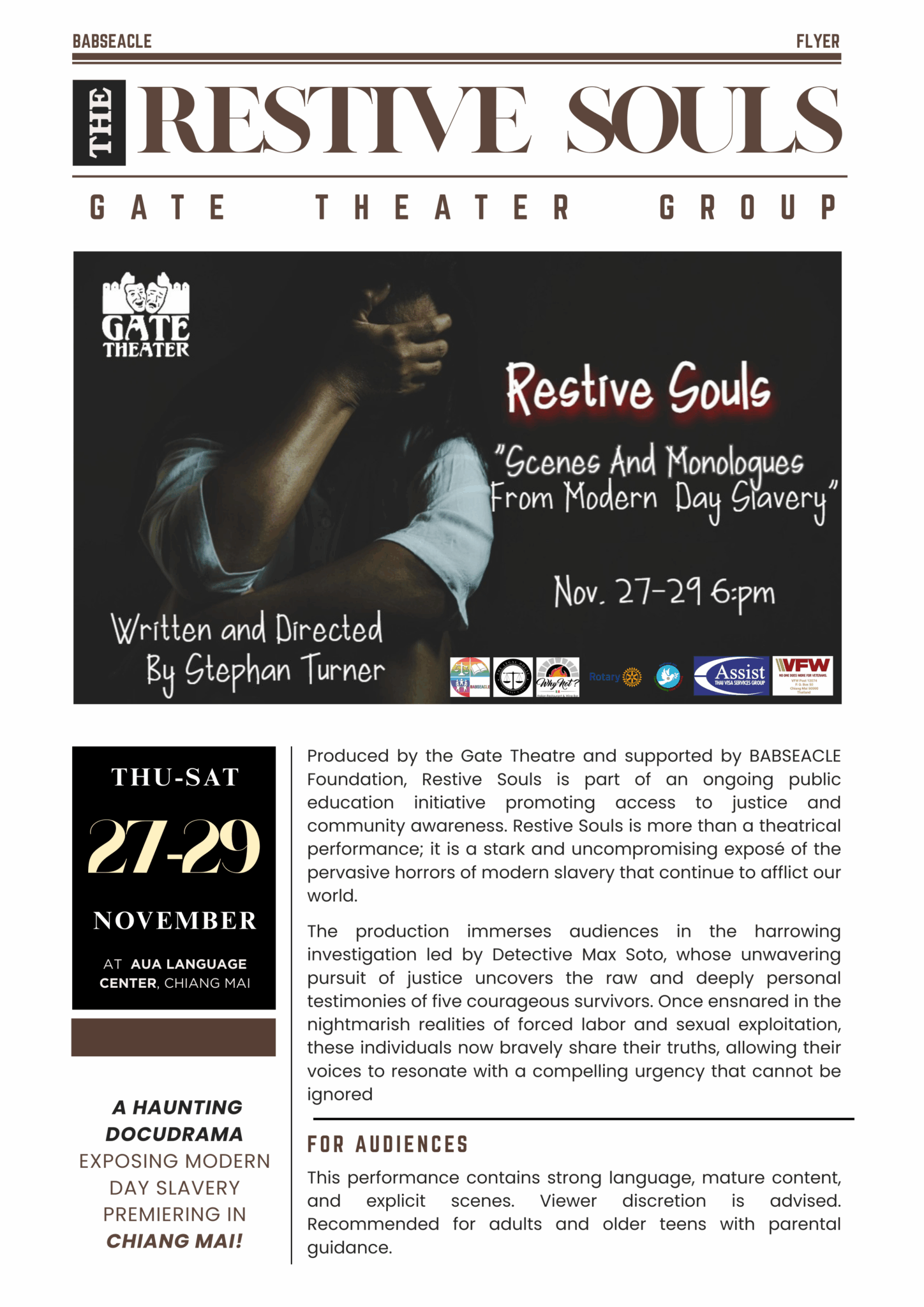 Restive Souls Flyer